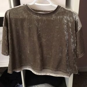 Velvet urban outfitters crop top